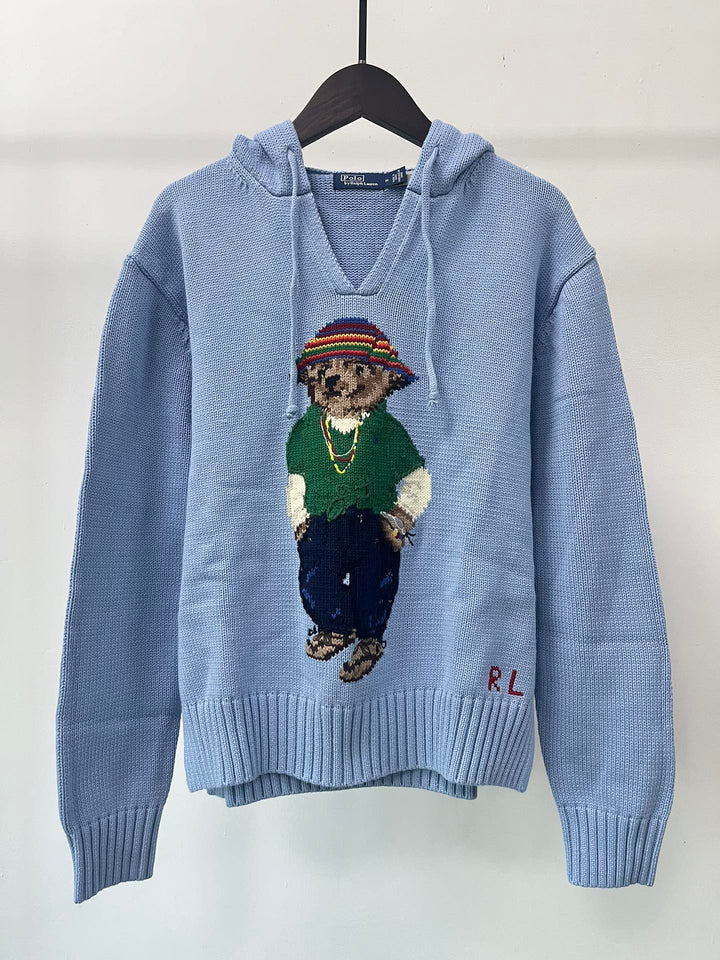 RL bear embroidered sweater
