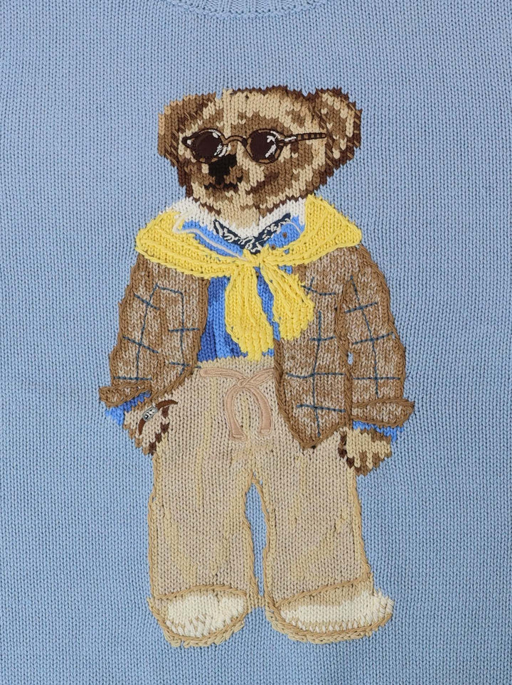 RL bear embroidered sweater
