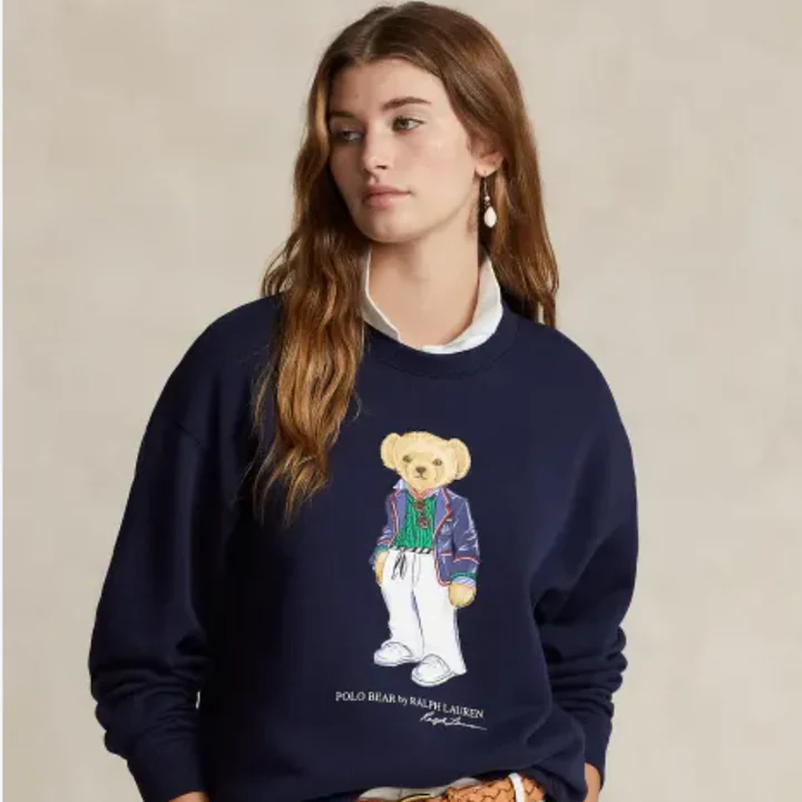 RL Bear Crewneck Sweatshirt (Velvet)