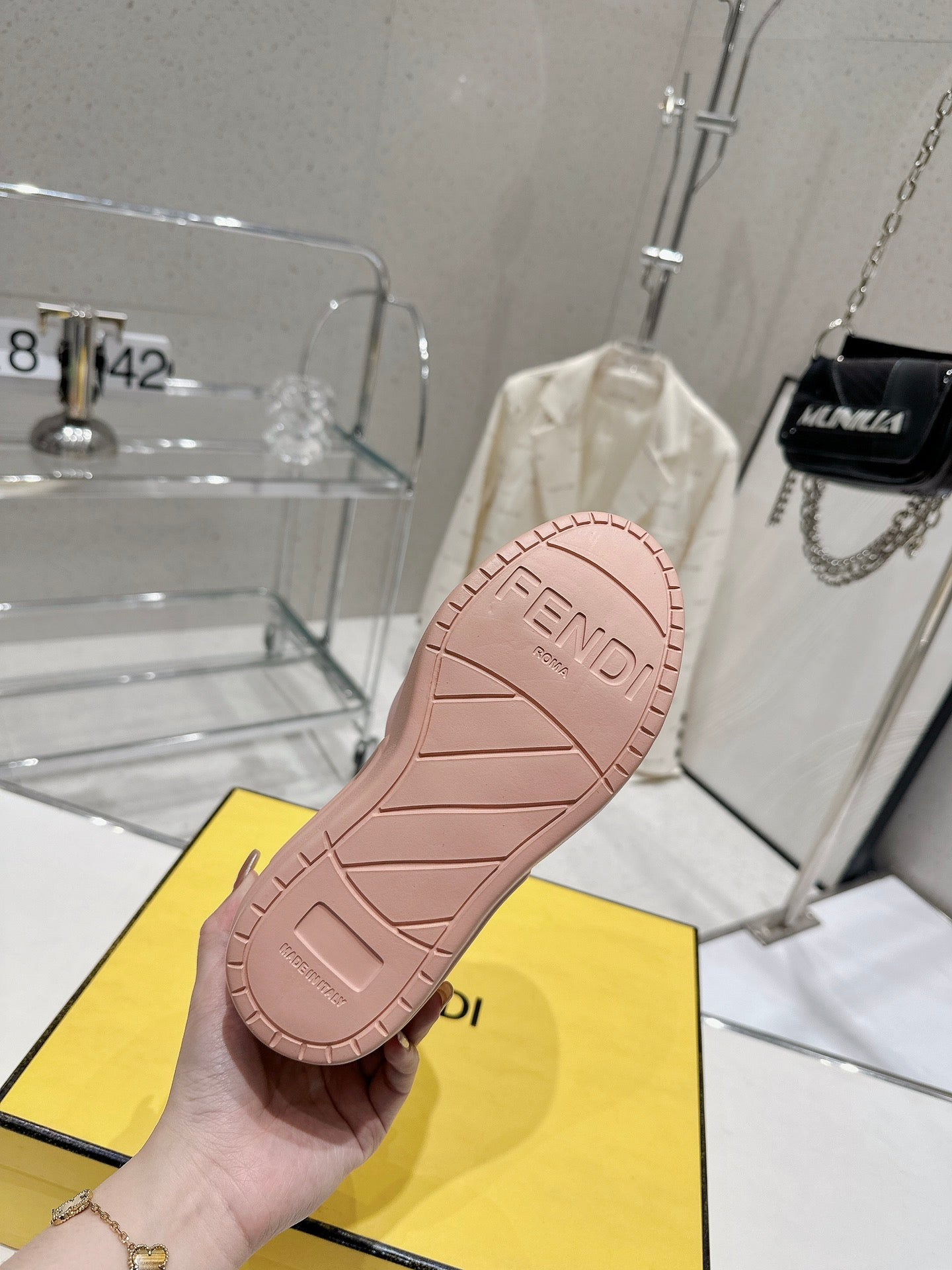 FD 2023 New muffin thick bottom casual sandals