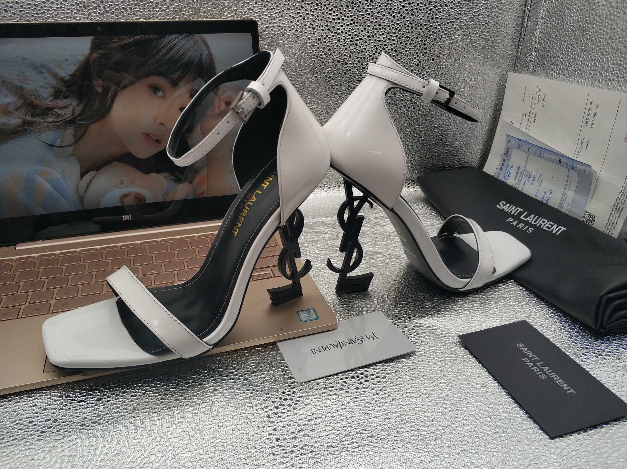 YS*   sexy monogrammed heels