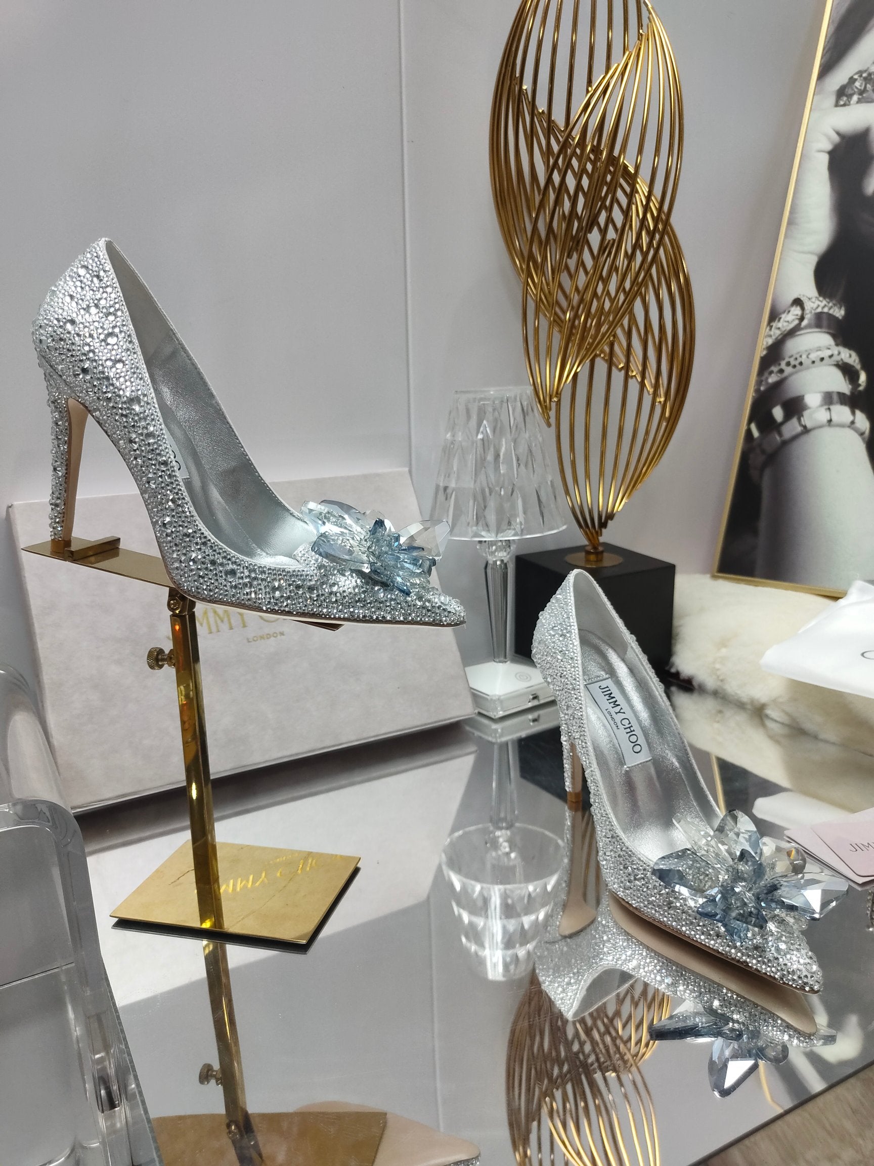 J Crystal Wedding Shoes