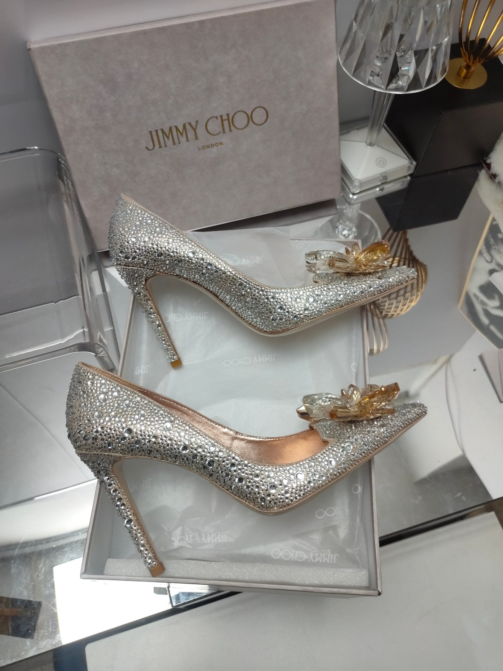 J Crystal Wedding Shoes