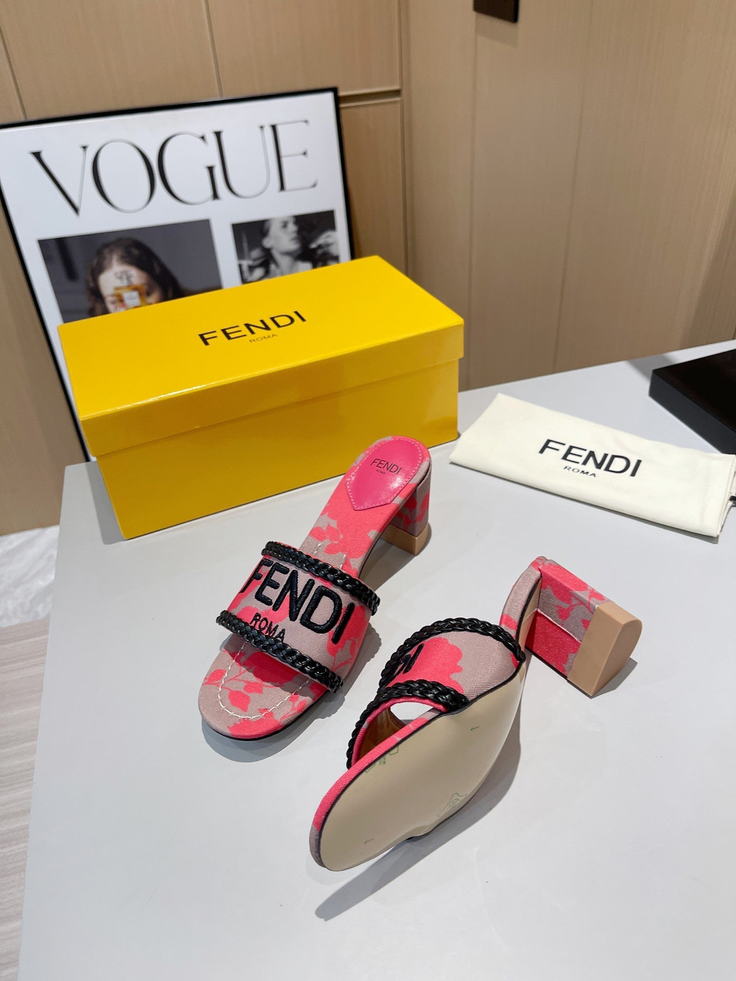 F  new high heel sandals