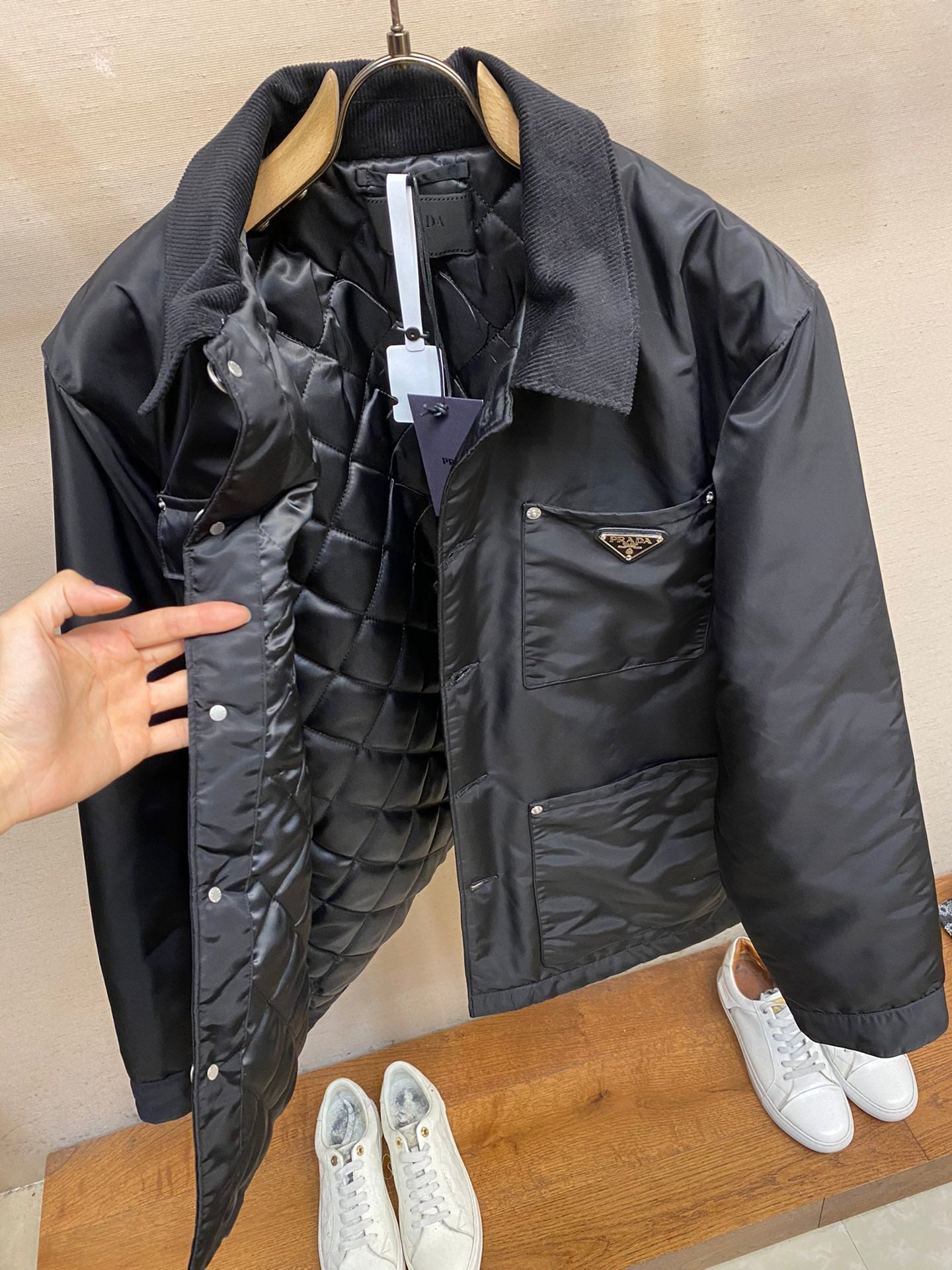 PRA* 23 autumn and winter cotton lapel business jacket