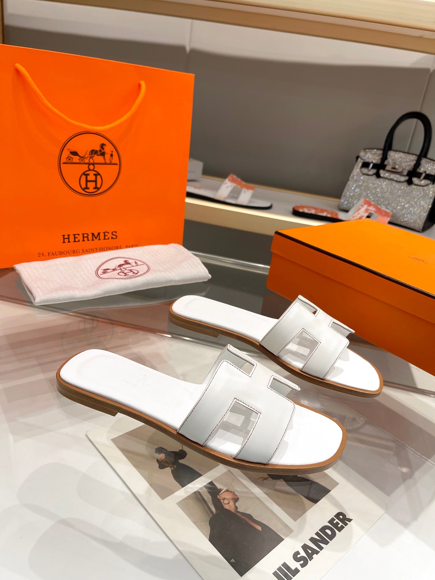 Hermè* new 1:1 vip slippers