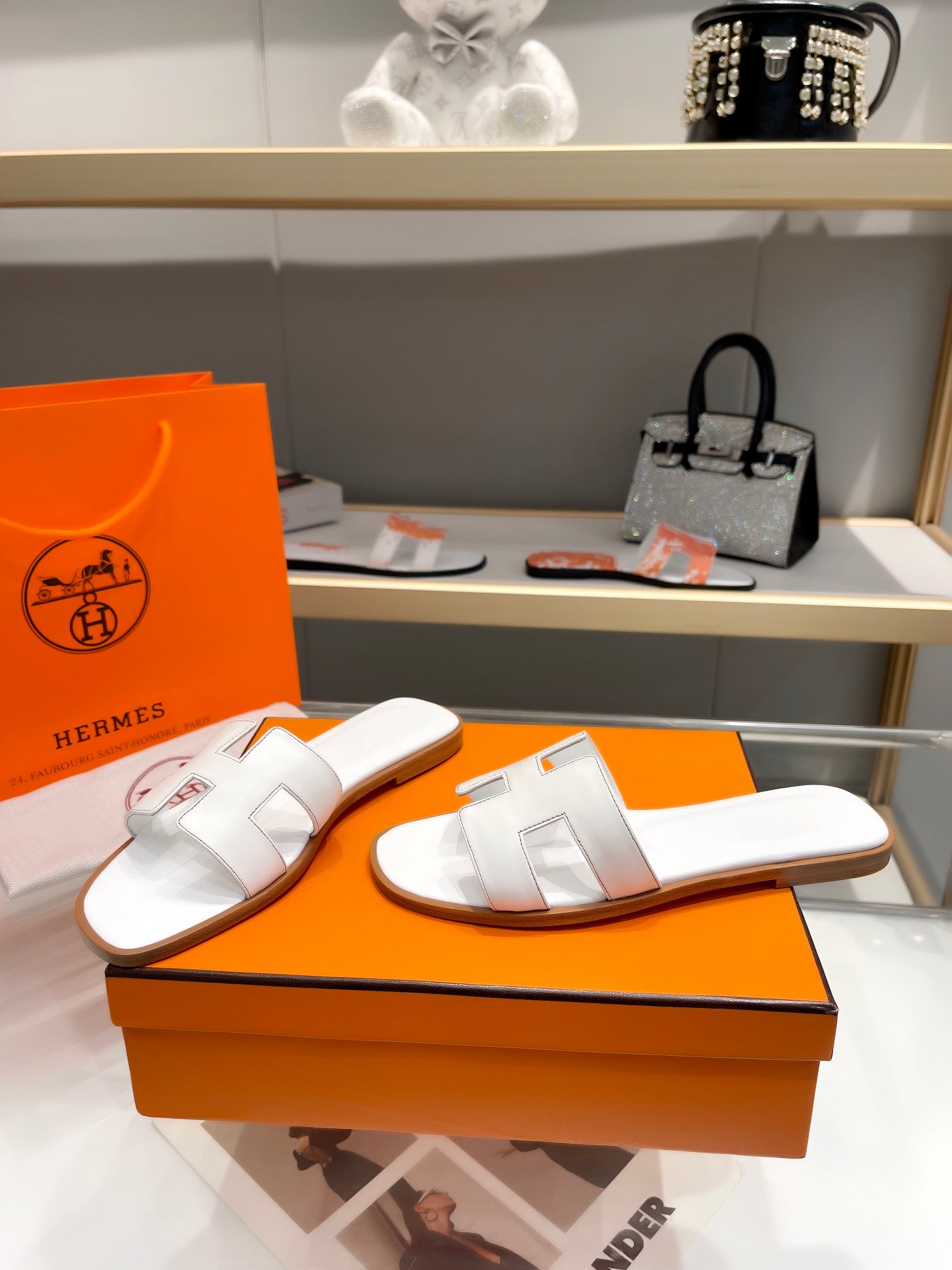 Hermè* new 1:1 vip slippers