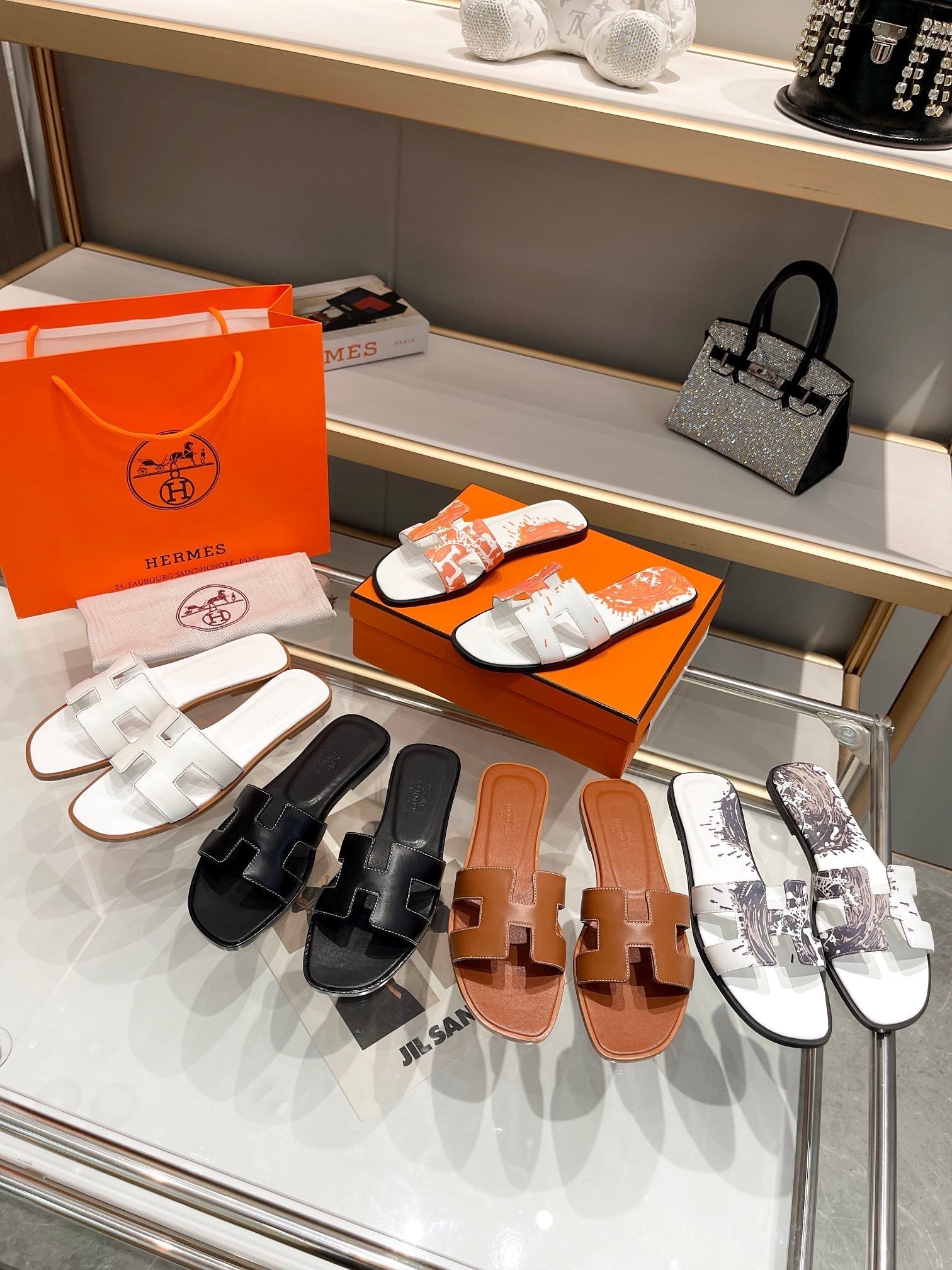 Hermè* new 1:1 vip slippers