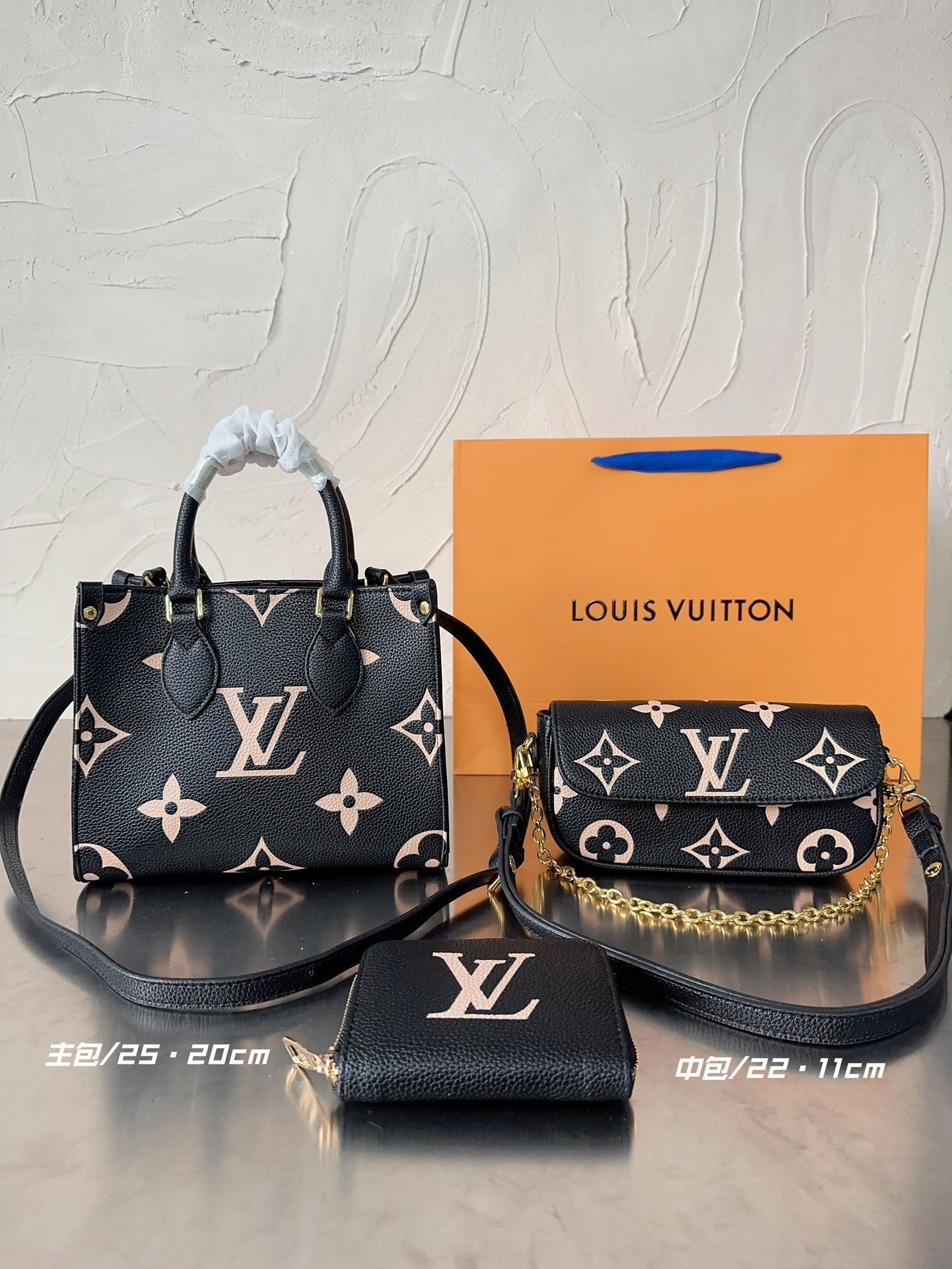 LOU* Tote bag combo bag 3-in-1 (limited time discount)
