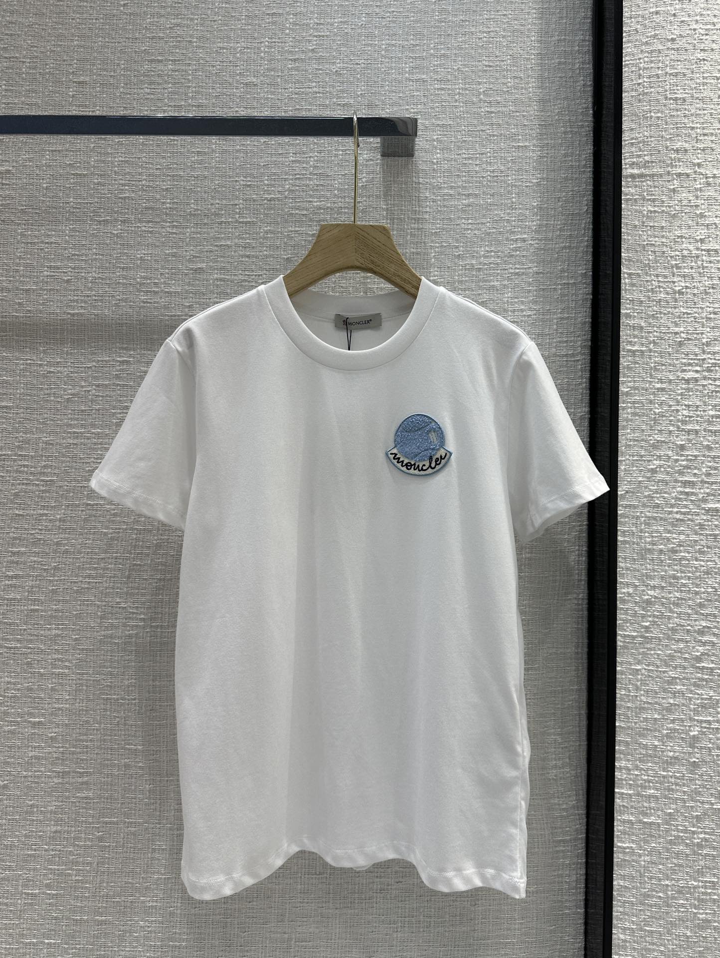 MONCLE* 24 new embroidered short-sleeved T-shirt 1:1 VIP