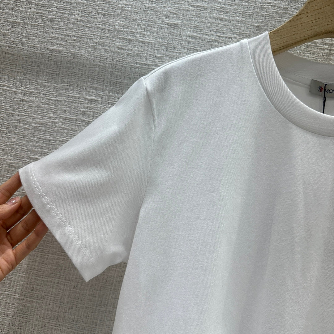 MONCLE* 24 new embroidered short-sleeved T-shirt 1:1 VIP