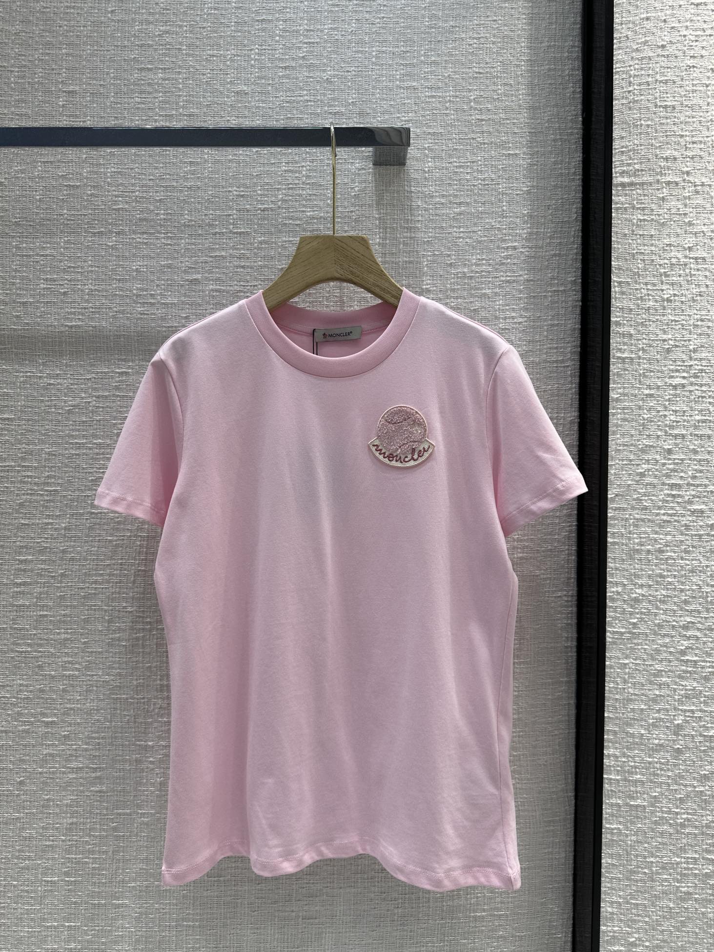 MONCLE* 24 new embroidered short-sleeved T-shirt 1:1 VIP