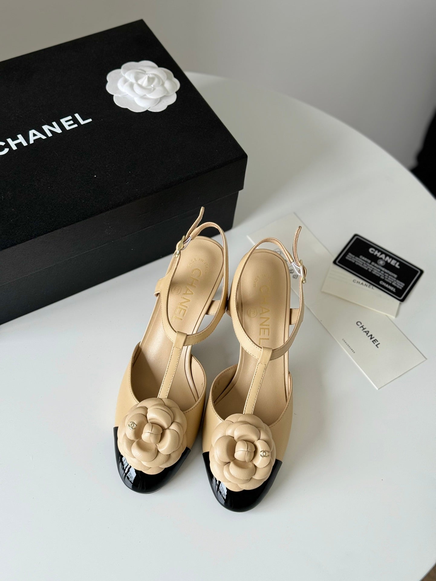 CHANE* 24 new camellia high heels 1:1 VIP