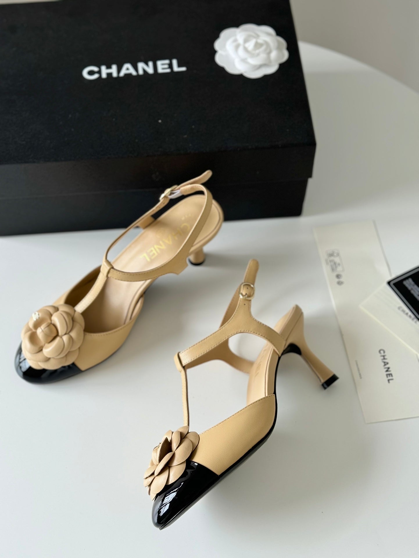 CHANE* 24 new camellia high heels 1:1 VIP