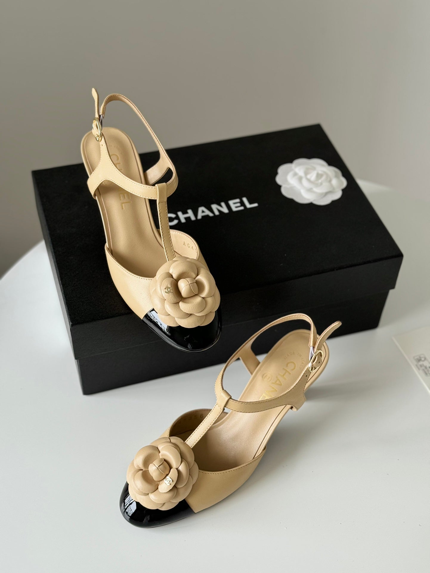 CHANE* 24 new camellia high heels 1:1 VIP