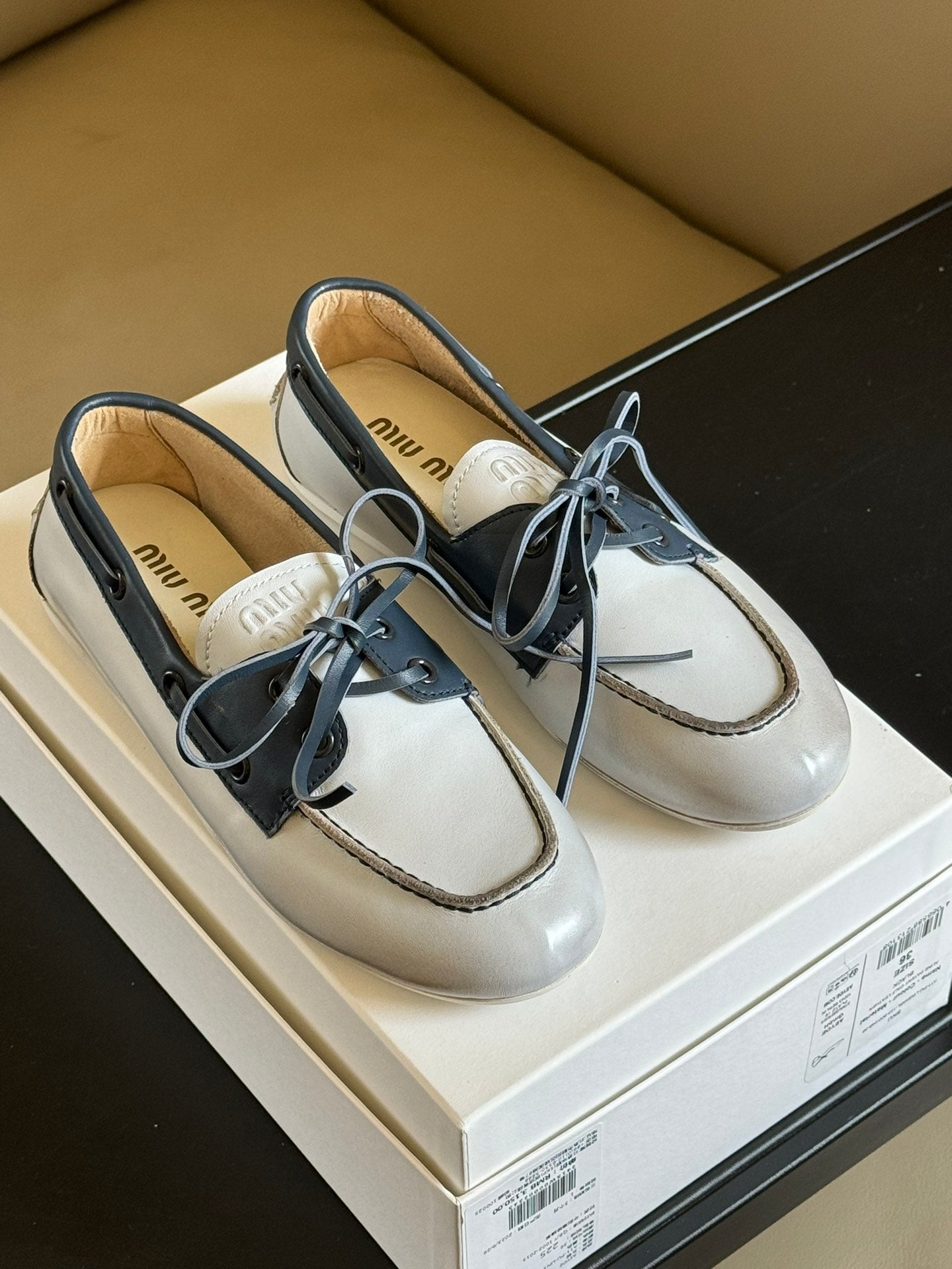 MIU* 24 new leather shoes 1:1 VIP