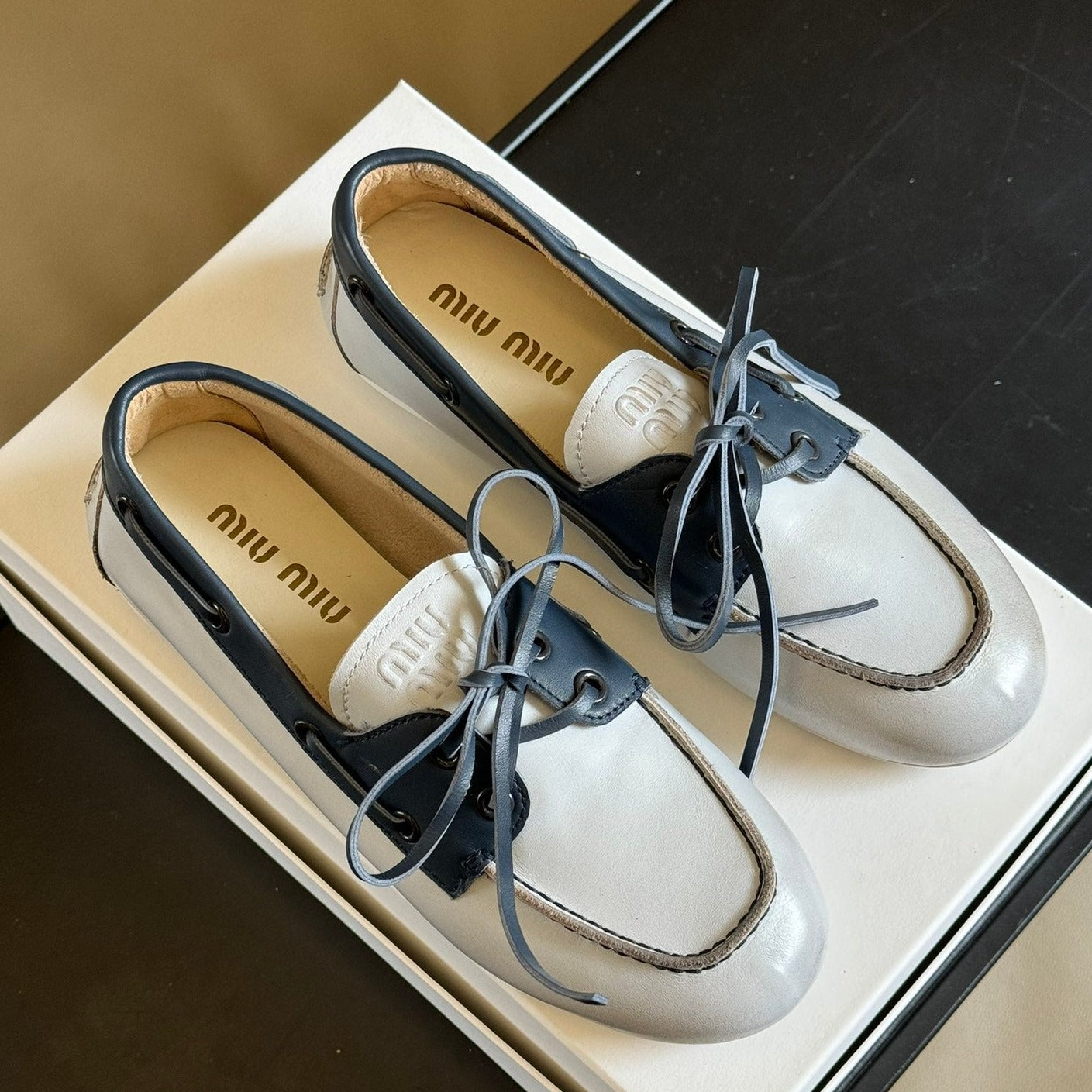 MIU* 24 new leather shoes 1:1 VIP