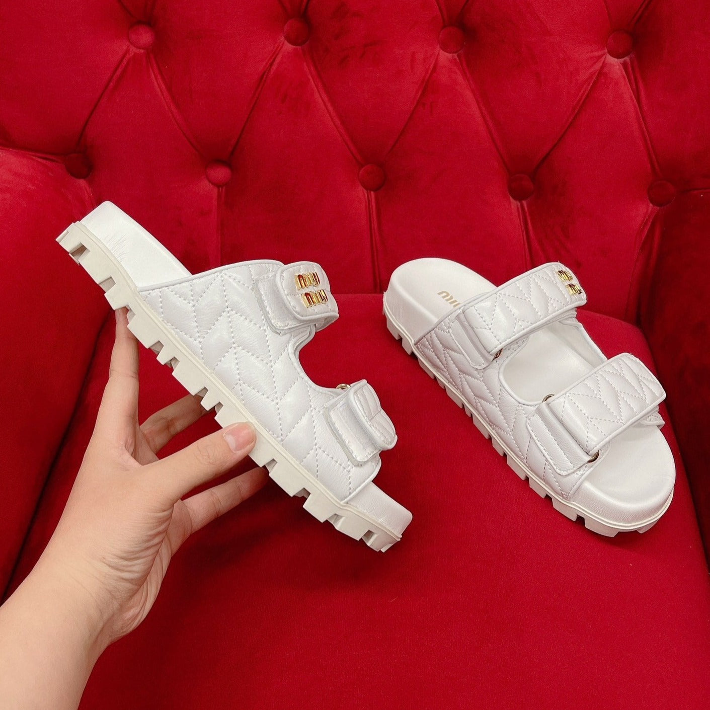 MIU* 24 New Velcro Slippers 1:1 VIP