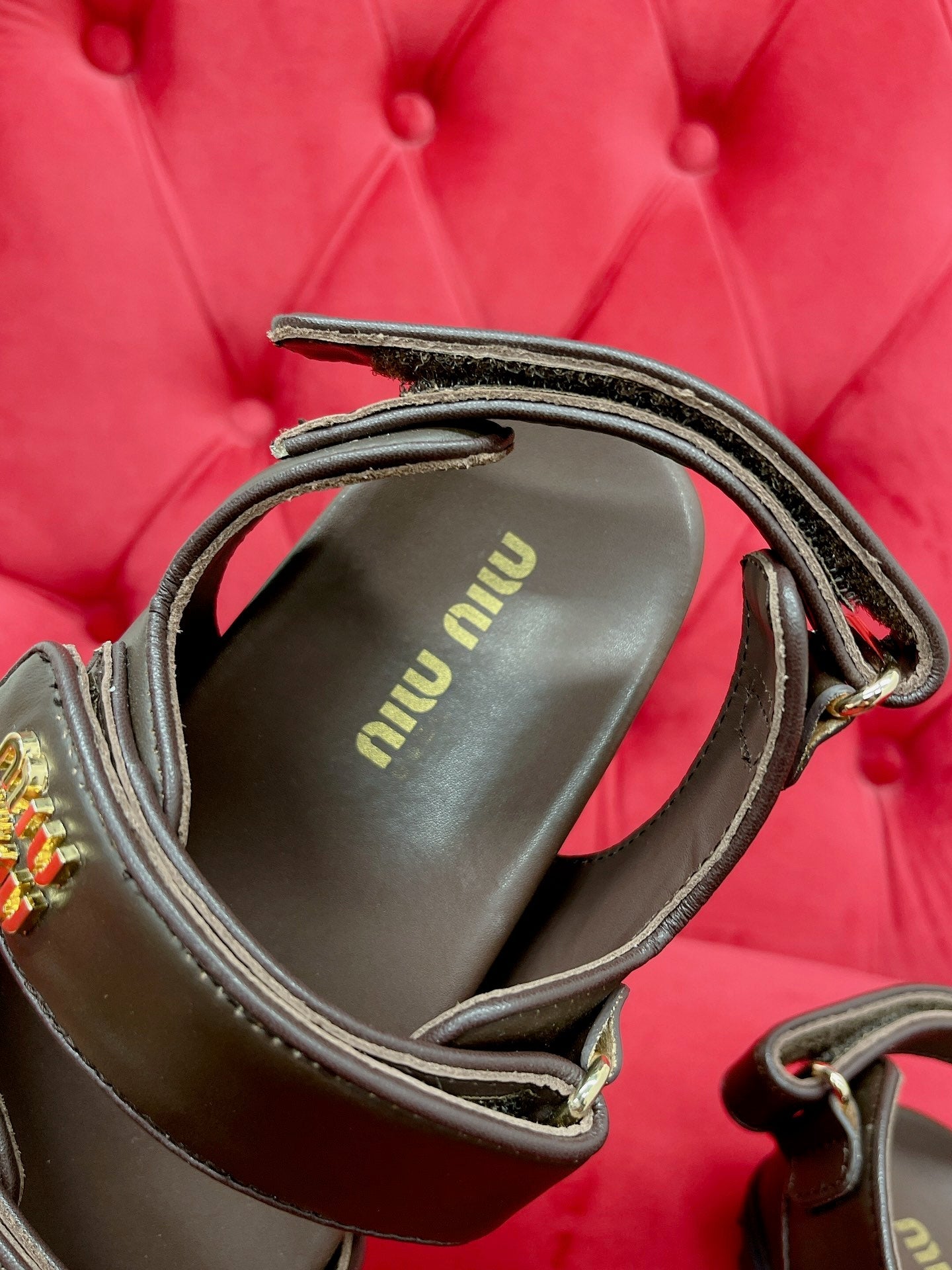 MIU* 24 new Velcro sandals 1:1 VIP