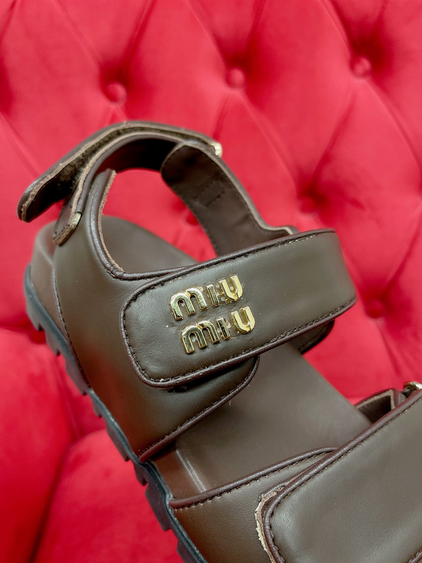 MIU* 24 new Velcro sandals 1:1 VIP