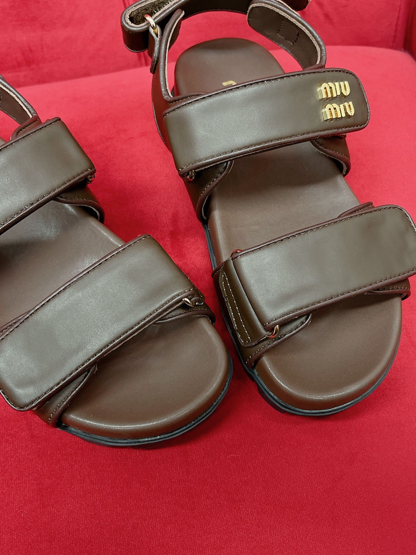 MIU* 24 new Velcro sandals 1:1 VIP