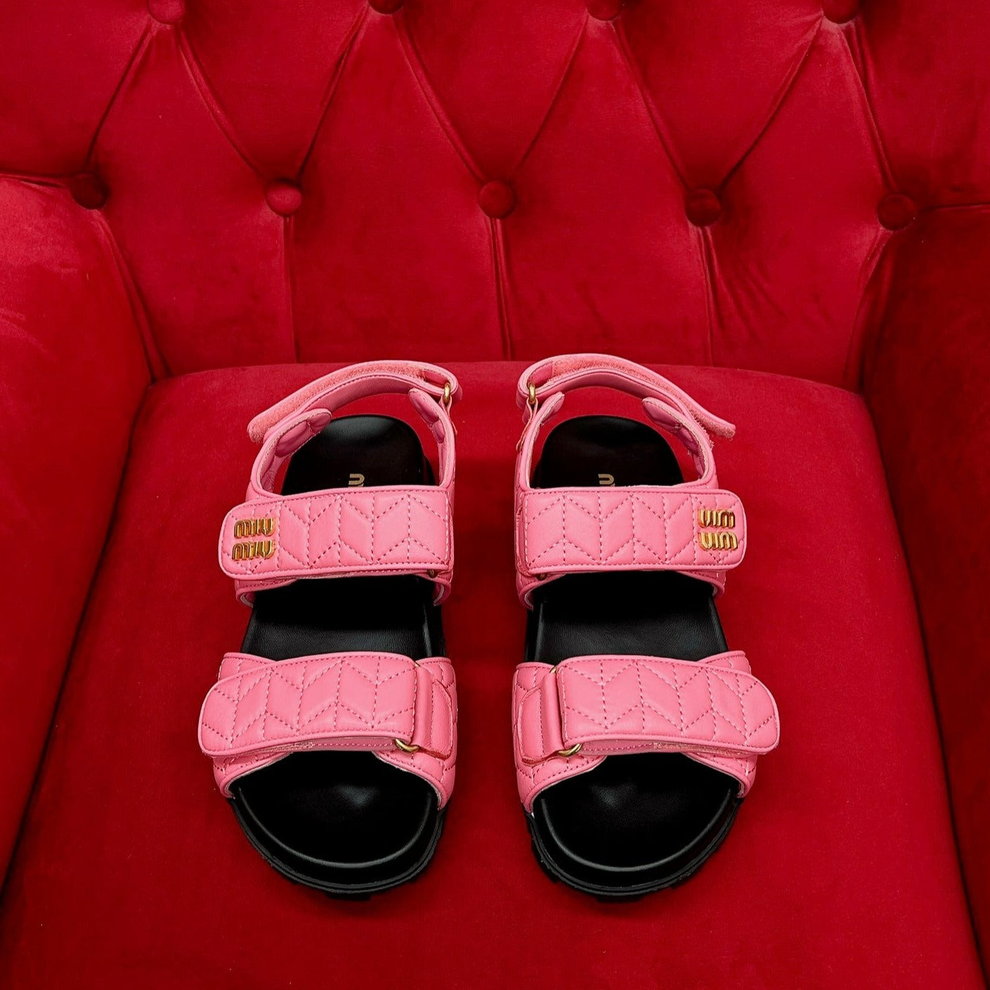 MIU* 24 new Velcro sandals 1:1 VIP