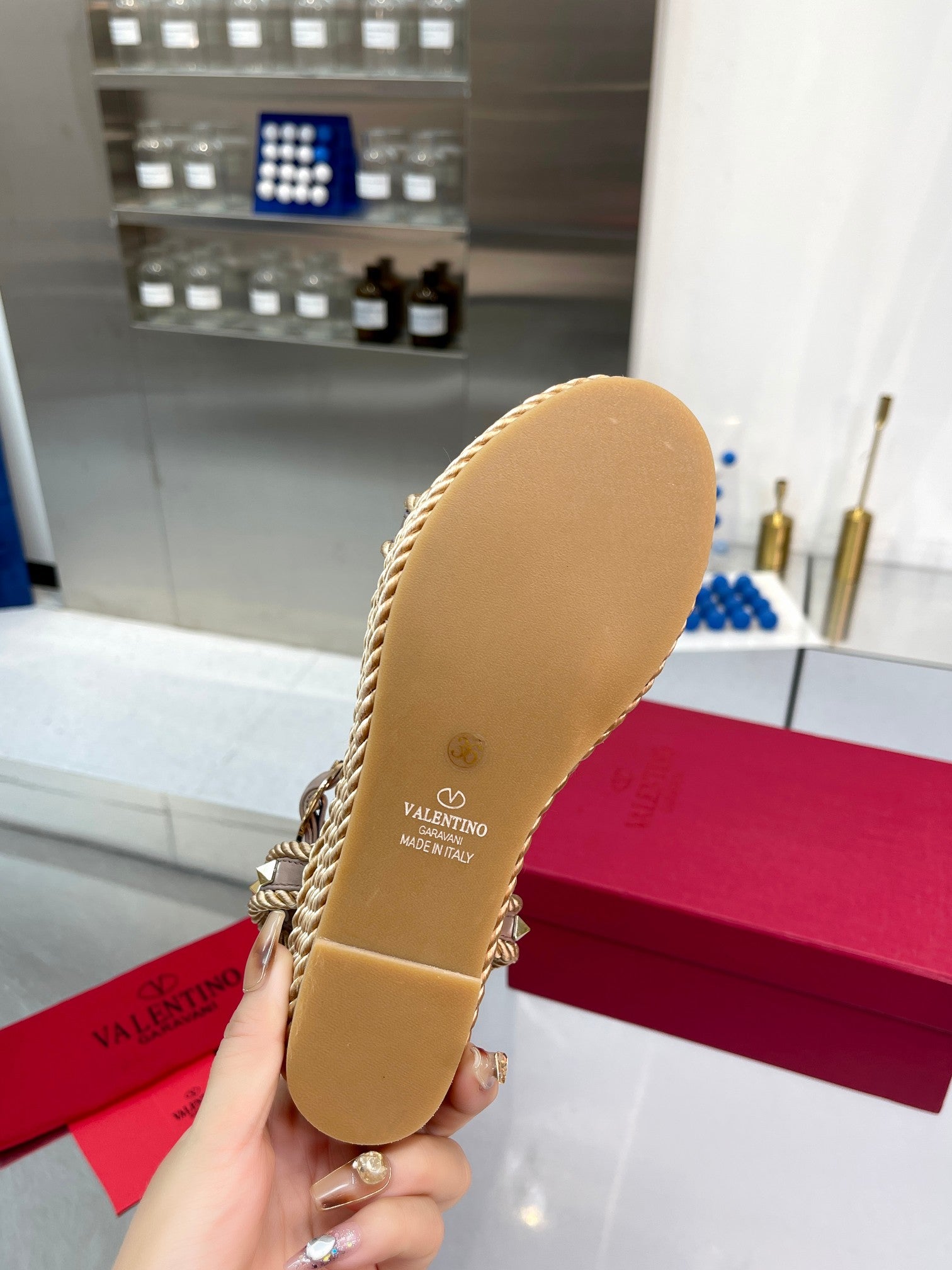 Valenti* wicker hemp rope braided wedge sandals 1:1 VIP