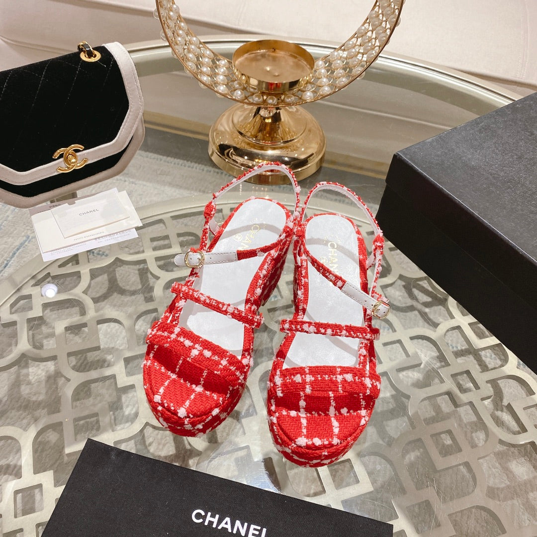 CHAN* 24 new summer high heel sandals 1:1 VIP