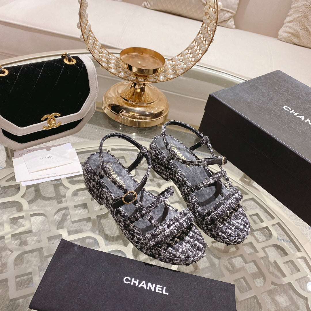 CHAN* 24 new summer high heel sandals 1:1 VIP
