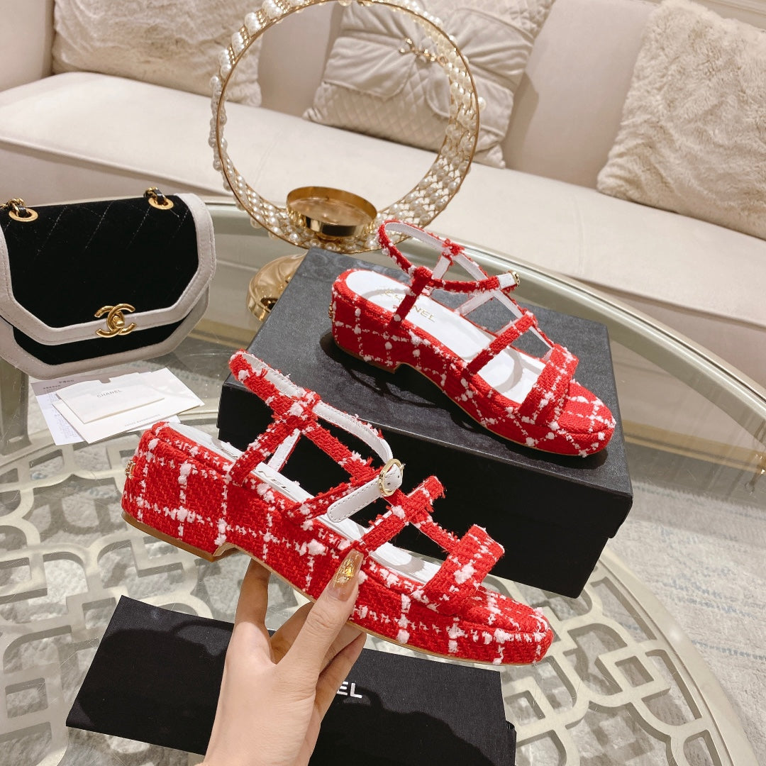 CHAN* 24 new summer high heel sandals 1:1 VIP
