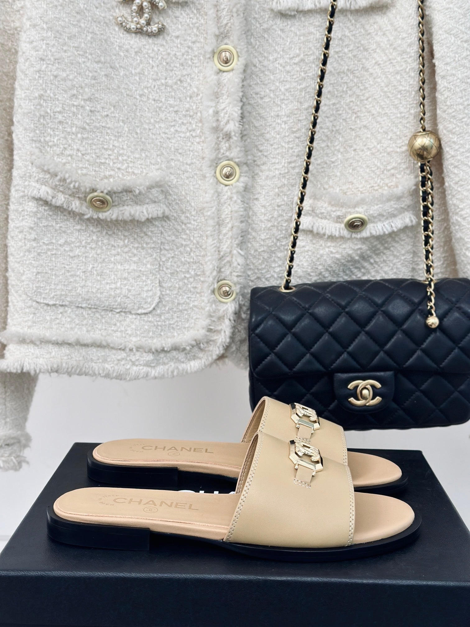 CHA* 24 new slippers 1:1 VIP