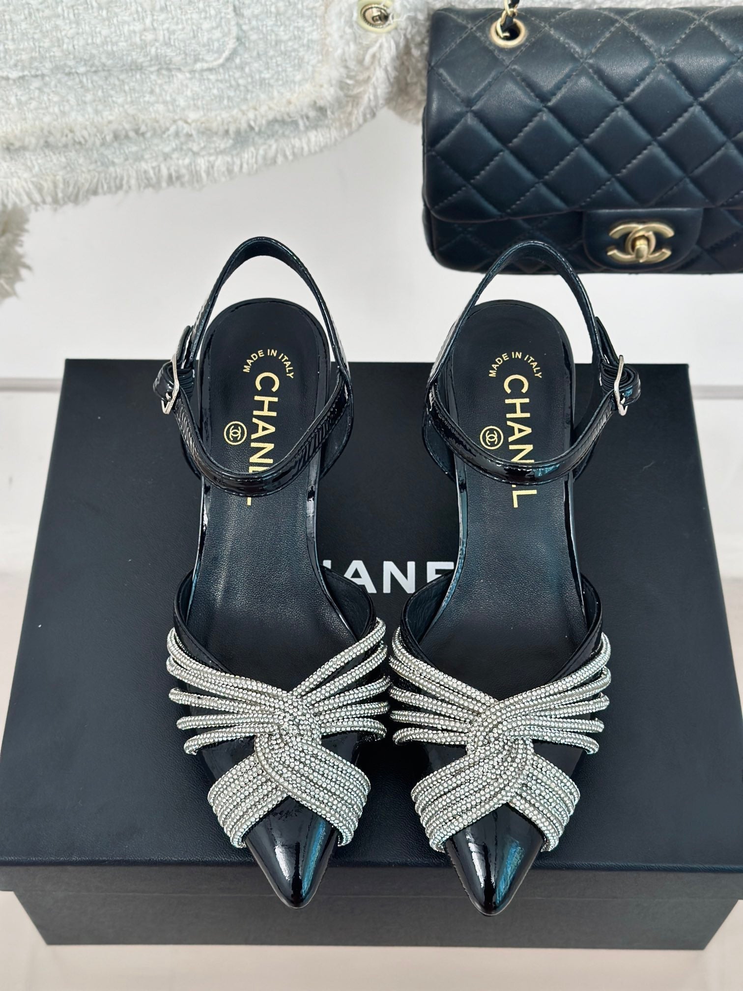 CHA* 24 new high-heeled sandals 1:1 VIP