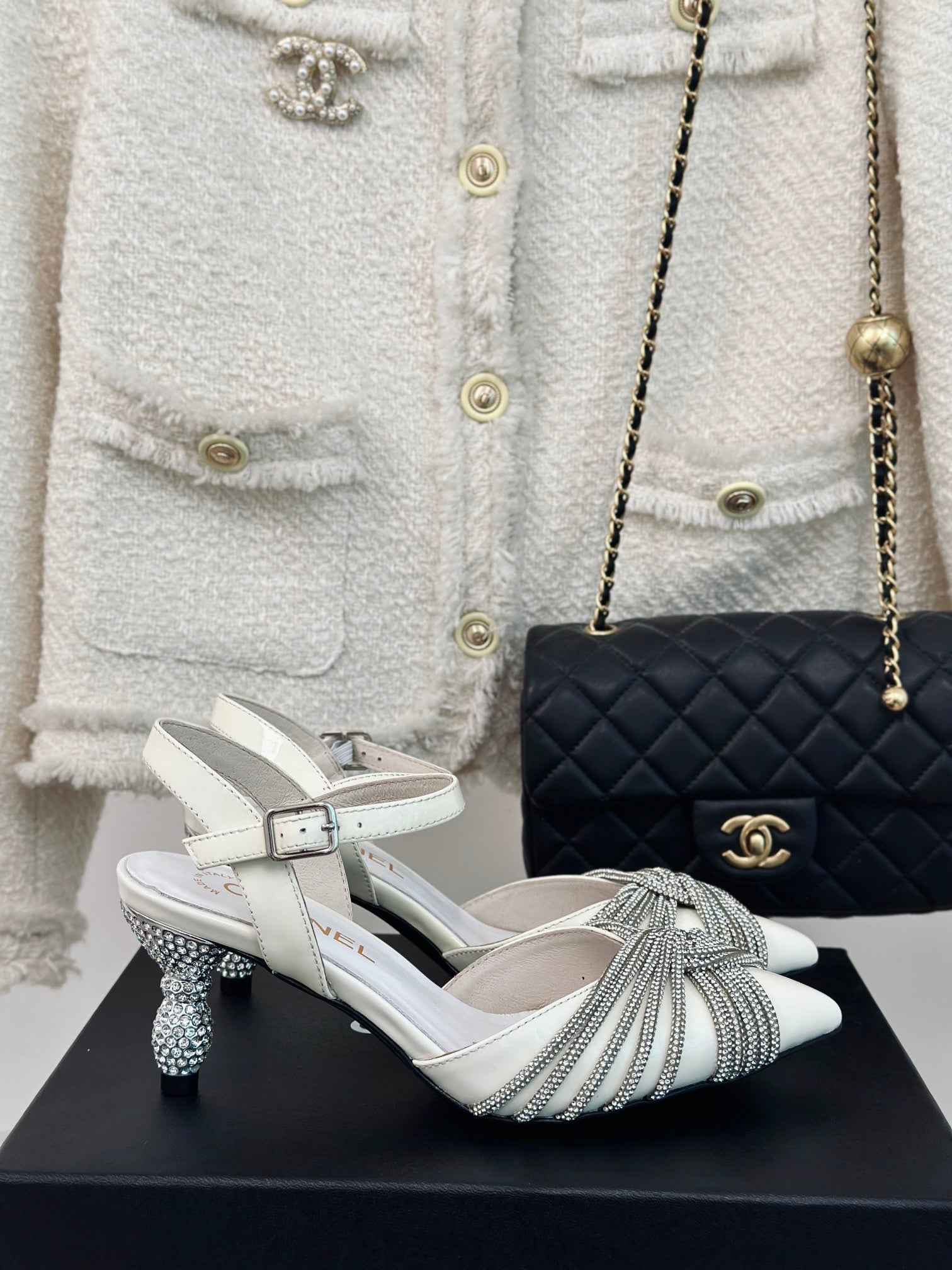 CHA* 24 new high-heeled sandals 1:1 VIP