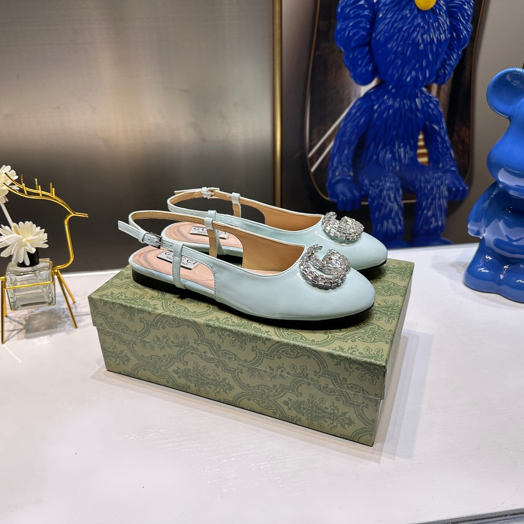 GUC* 24 new products rhinestone ballet shoes