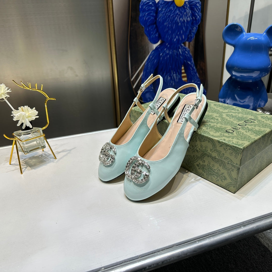 GUC* 24 new products rhinestone ballet shoes