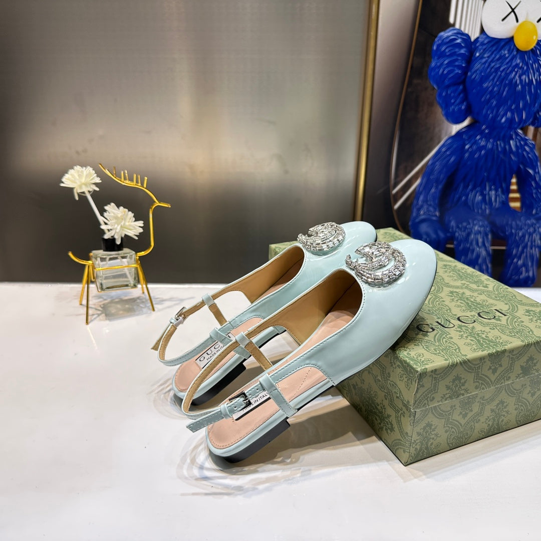 GUC* 24 new products rhinestone ballet shoes