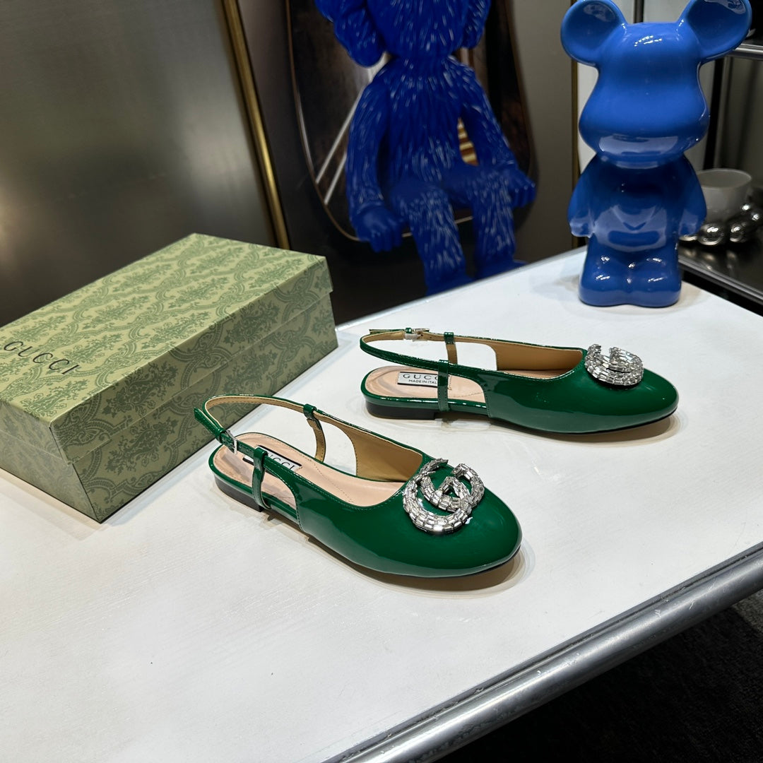 GUC* 24 new products rhinestone ballet shoes