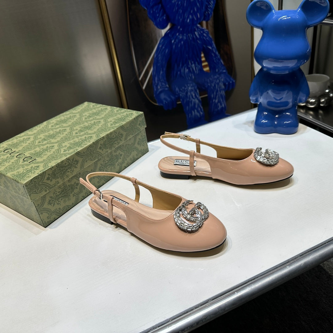 GUC* 24 new products rhinestone ballet shoes