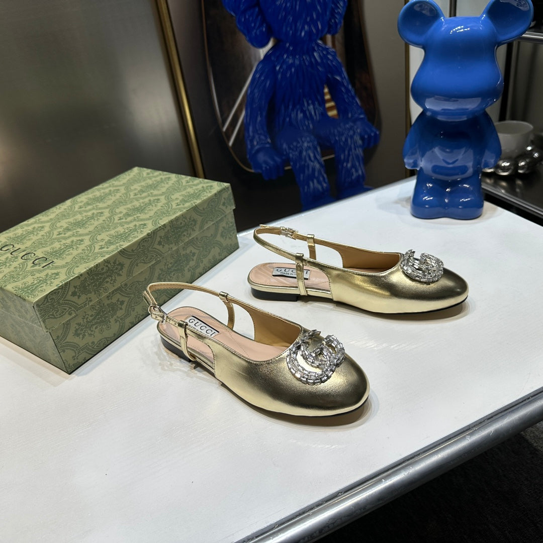 GUC* 24 new products rhinestone ballet shoes