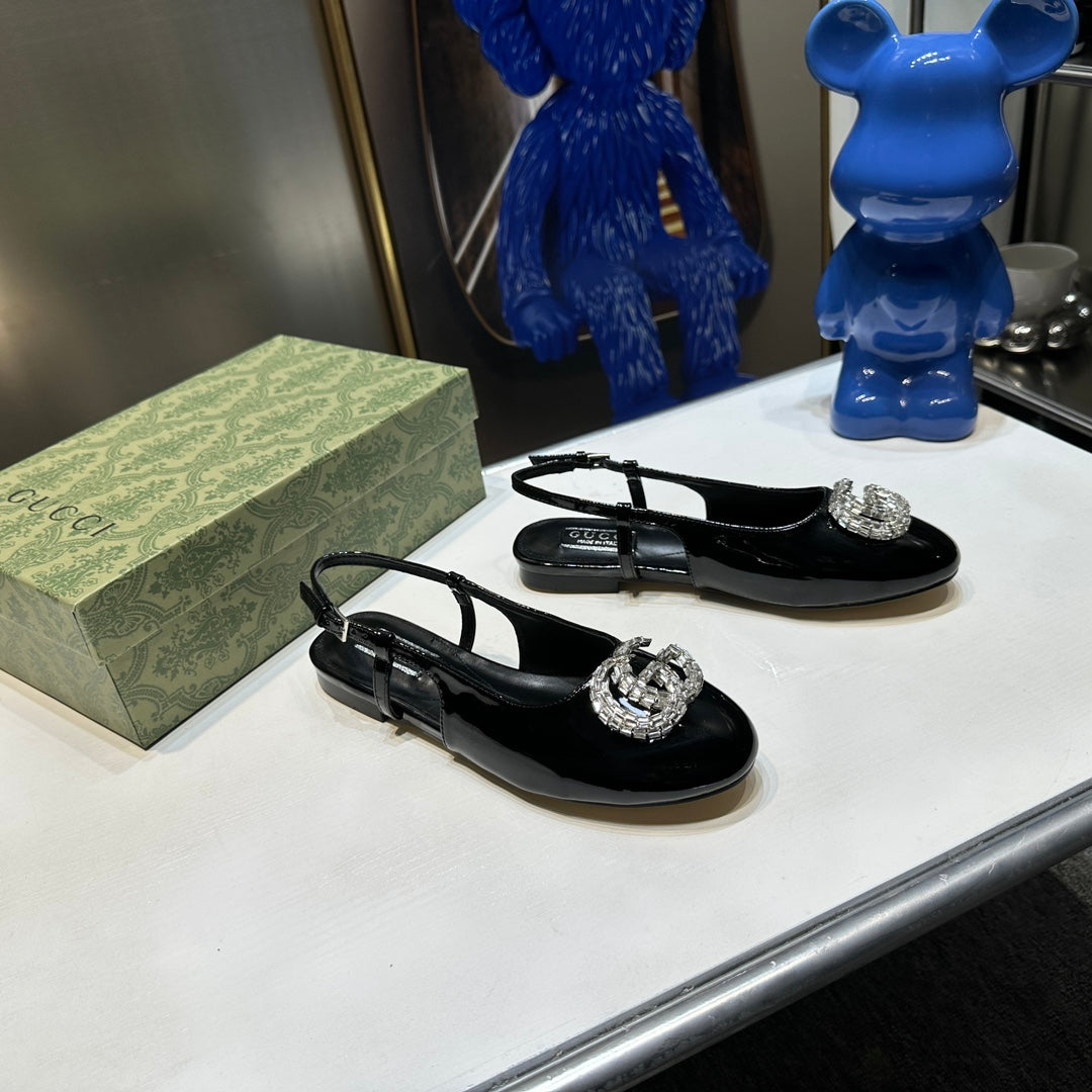 GUC* 24 new products rhinestone ballet shoes