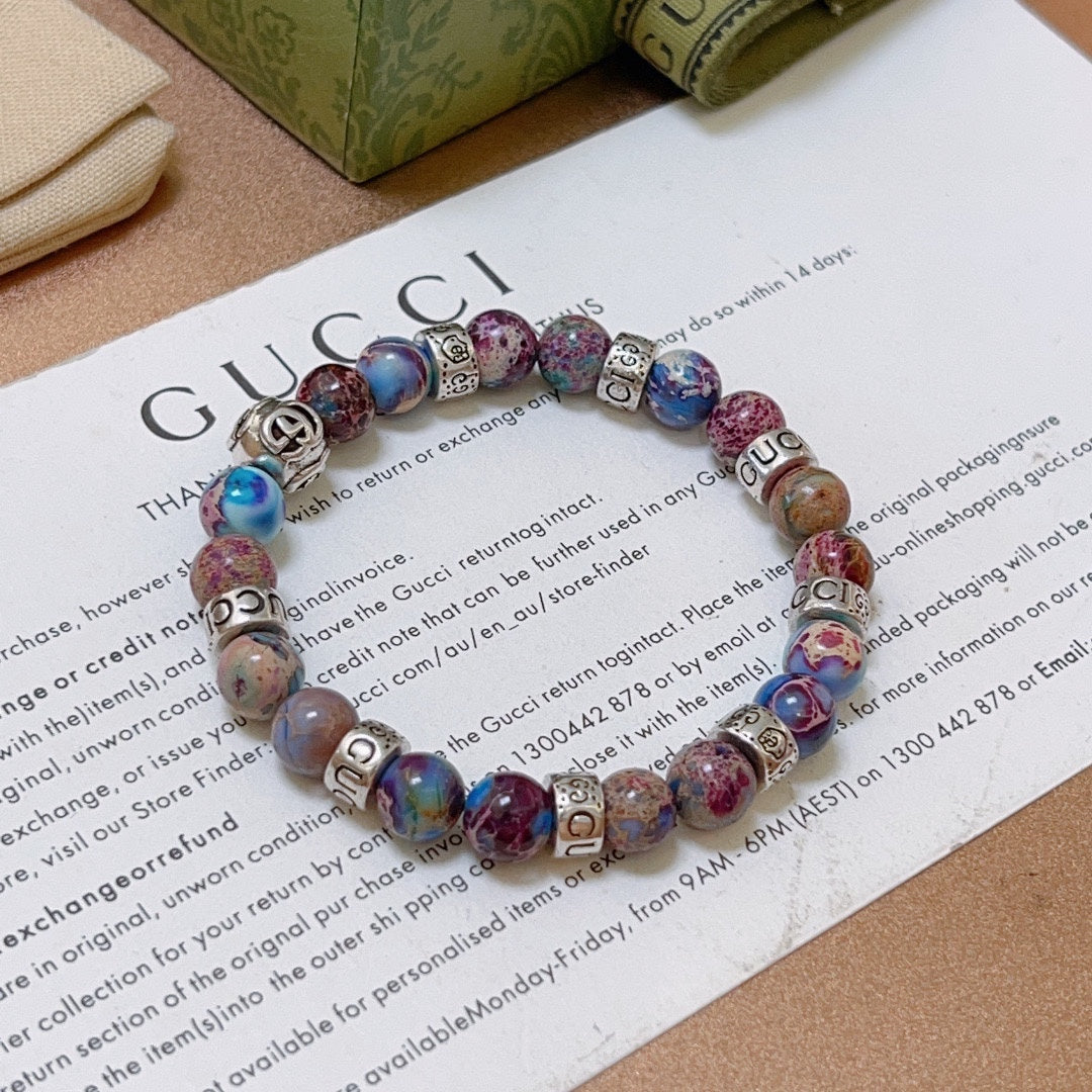 Guc* 24 new crystal stone bracelet