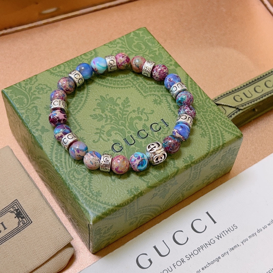 Guc* 24 new crystal stone bracelet