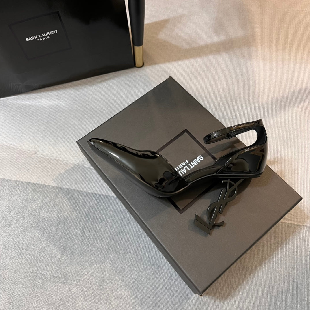 YSL* 24 new pointed toe high heel sandals