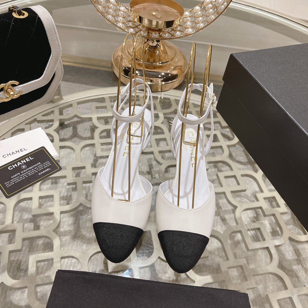 CHAN * 24 new style cat heel sandalsVIP1：1