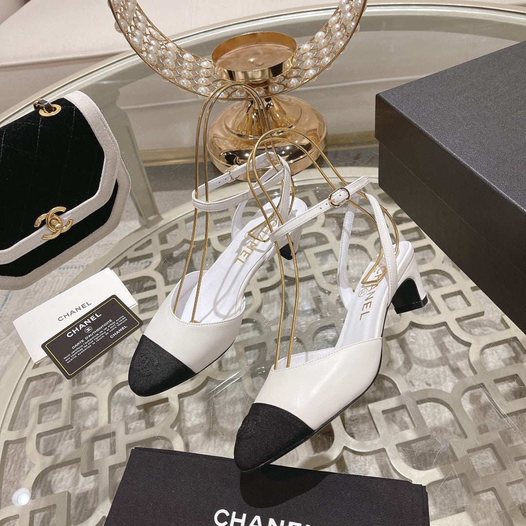 CHAN * 24 new style cat heel sandalsVIP1：1
