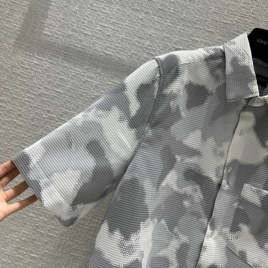 LOUIS* 24 new campfire series printed short-sleeved shirt