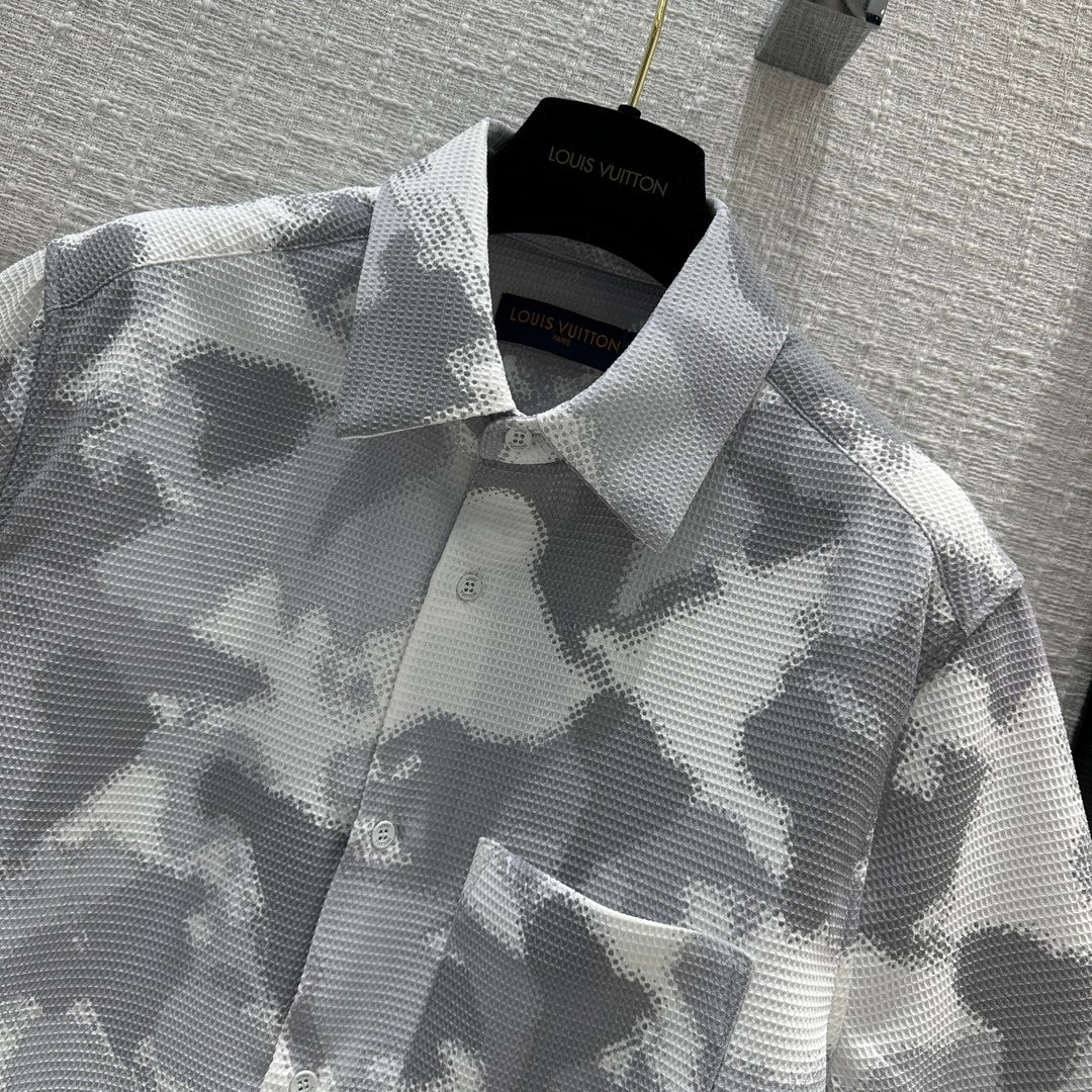 LOUIS* 24 new campfire series printed short-sleeved shirt