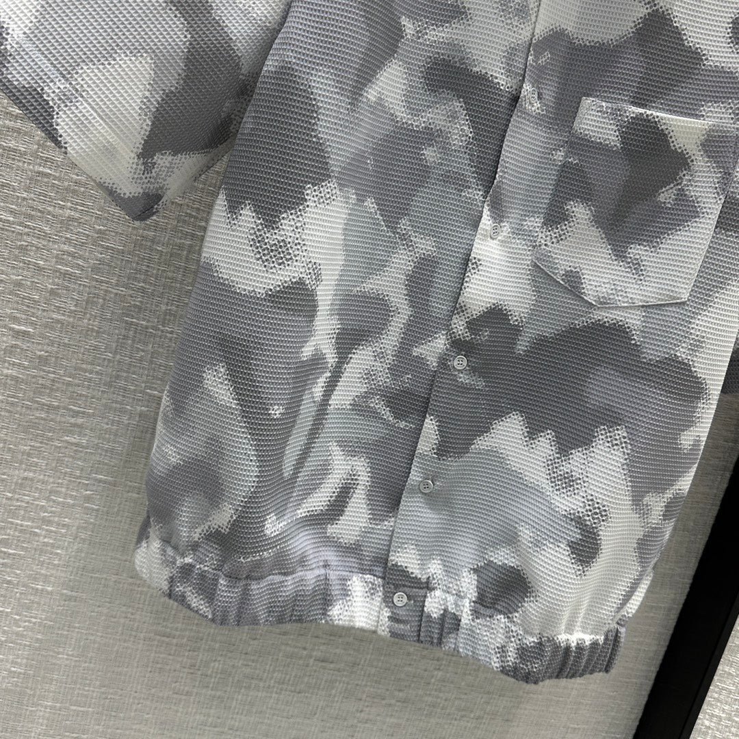 LOUIS* 24 new campfire series printed short-sleeved shirt