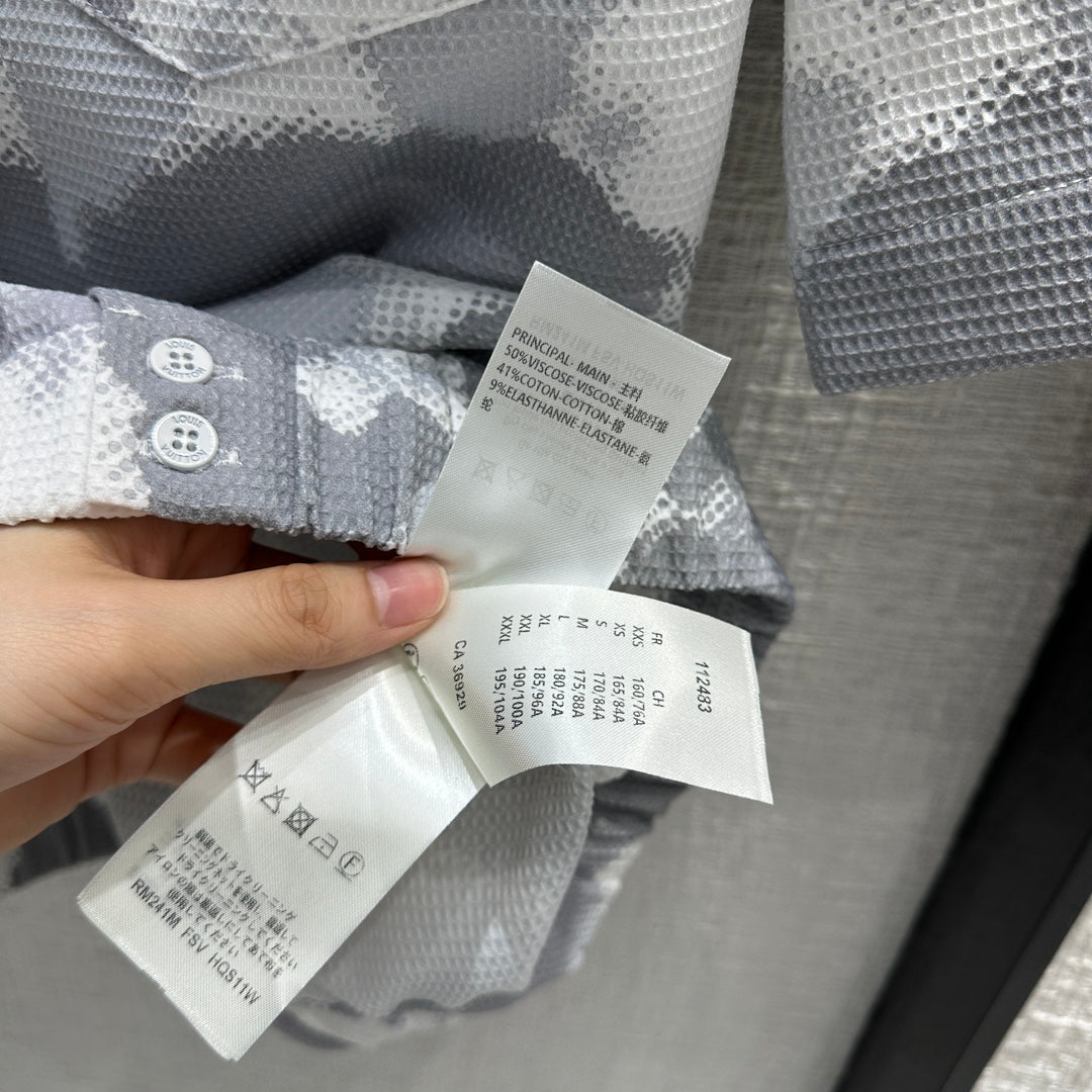 LOUIS* 24 new campfire series printed short-sleeved shirt