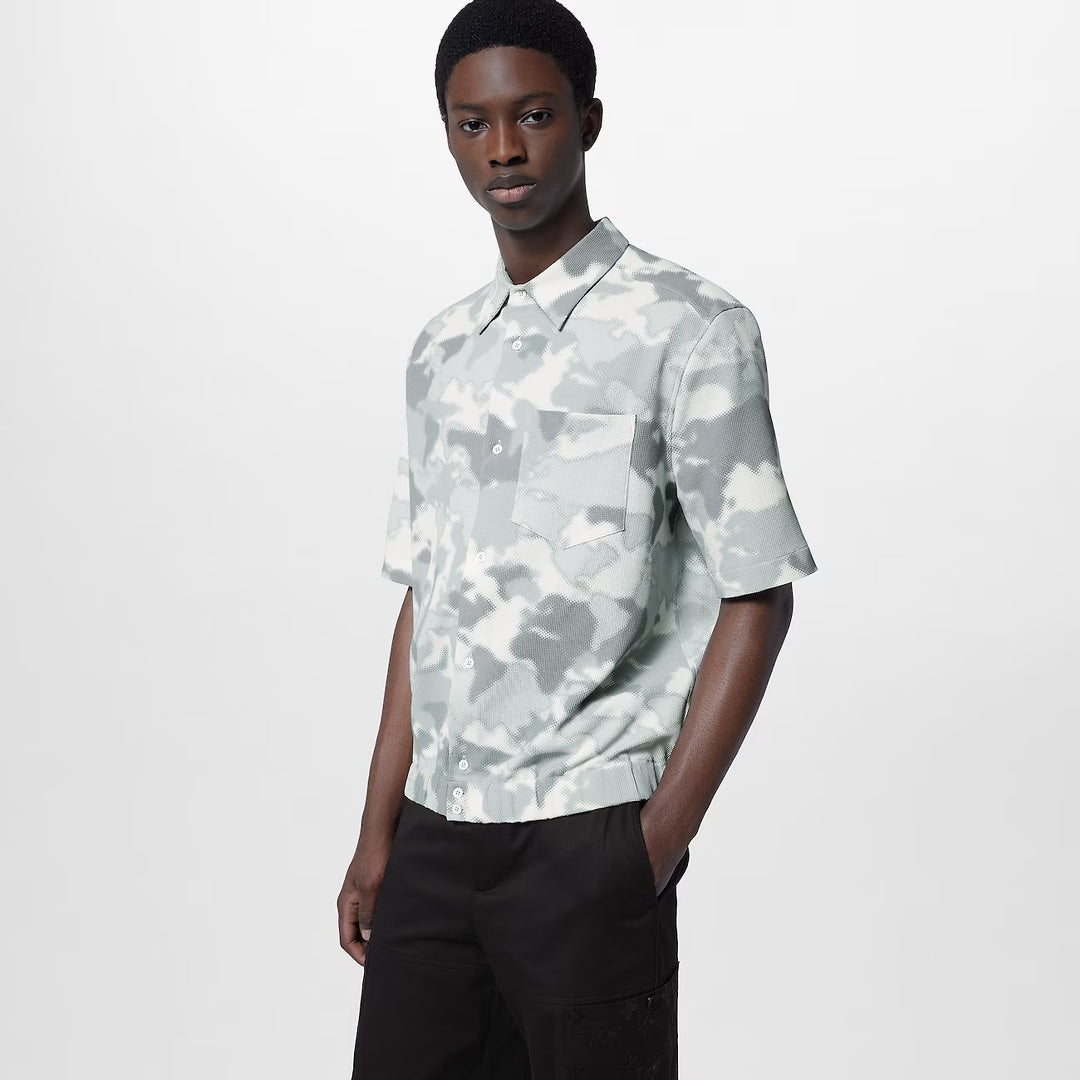 LOUIS* 24 new campfire series printed short-sleeved shirt